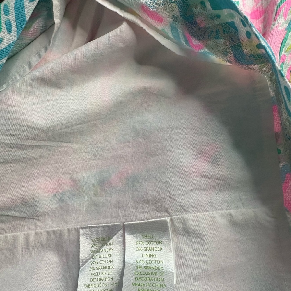 Lilly Pulitzer Unicorn Of The Sea Style Shift Dress NWOT Size 12 - Picture 4 of 4